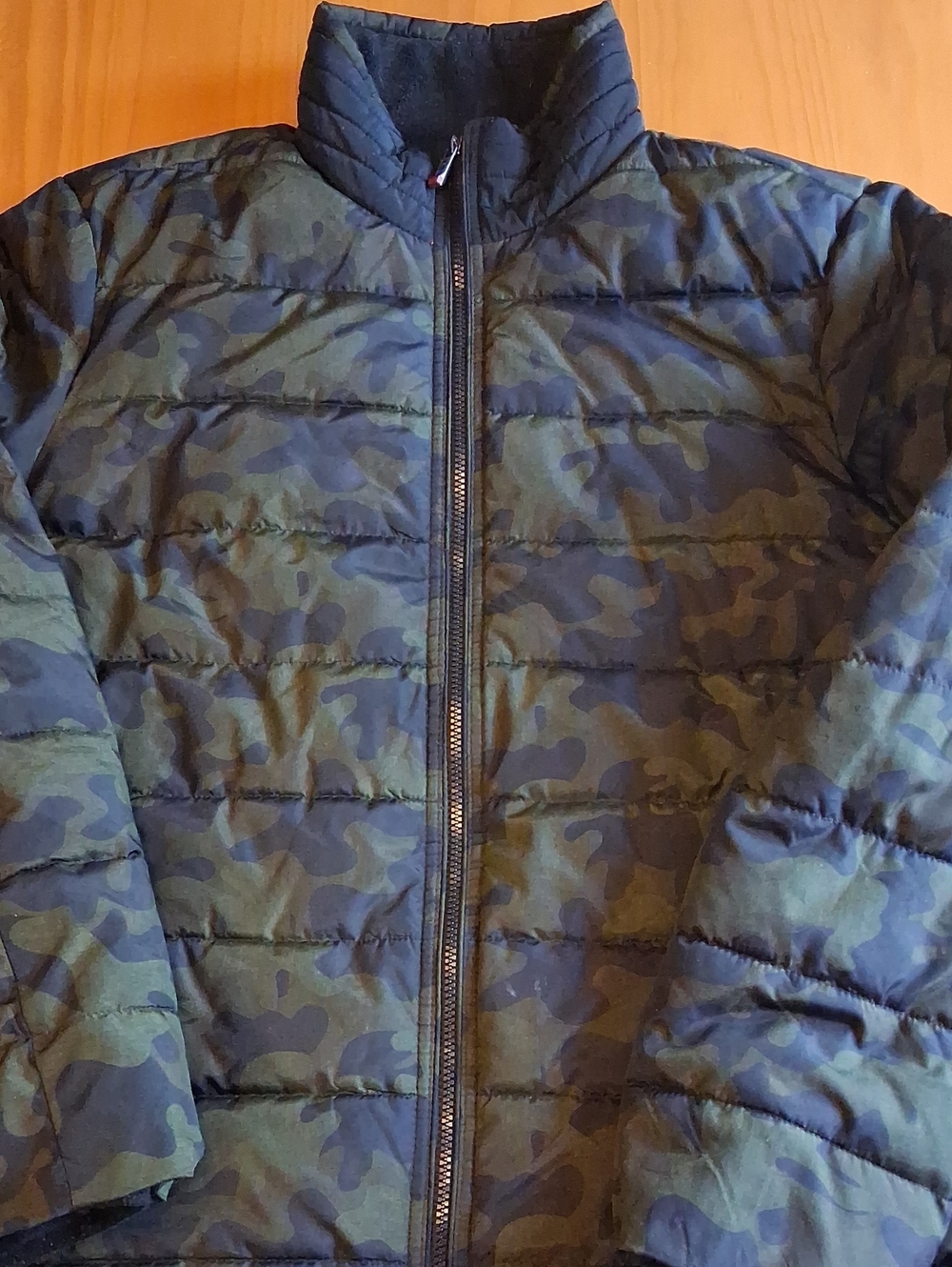 Weatherproof Men's Camouflage Quilted Puffer Jacket - Green/Blue